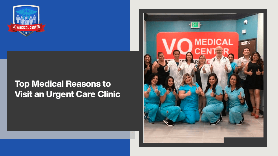 Top Medical Reasons to Visit an Urgent Care Clinic